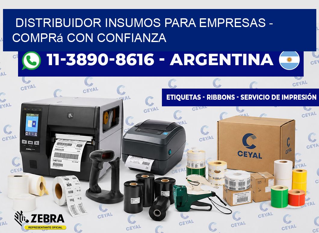 DISTRIBUIDOR INSUMOS PARA EMPRESAS - Comprá con confianza