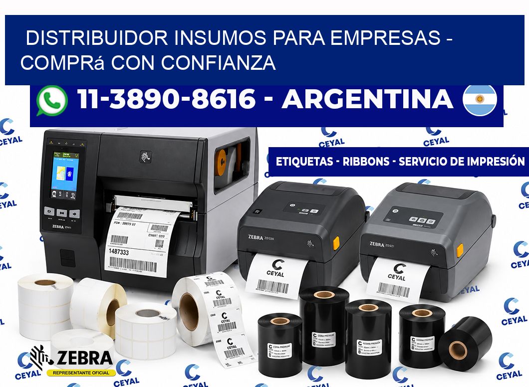 DISTRIBUIDOR INSUMOS PARA EMPRESAS - Comprá con confianza