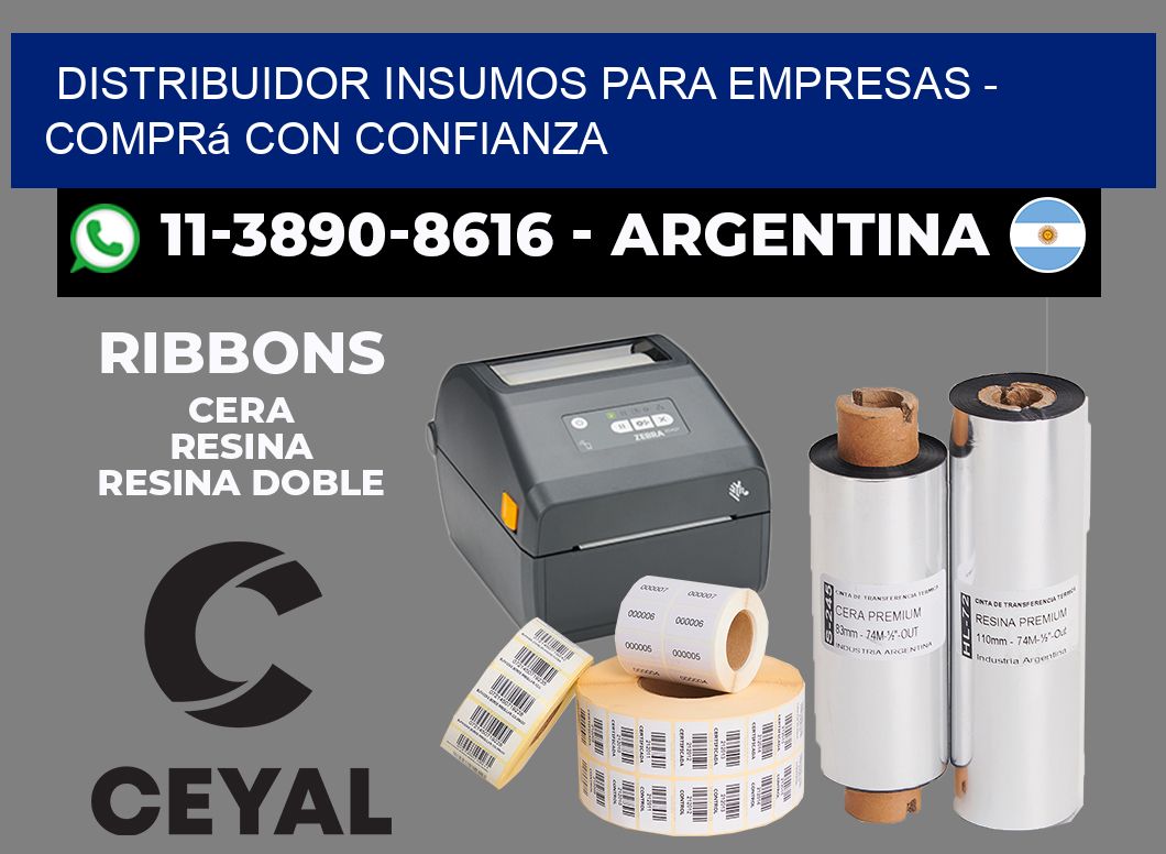 DISTRIBUIDOR INSUMOS PARA EMPRESAS - Comprá con confianza