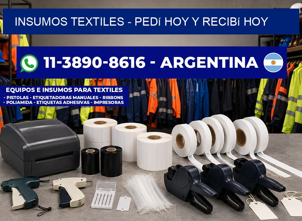 INSUMOS TEXTILES - Pedí hoy y recibí hoy