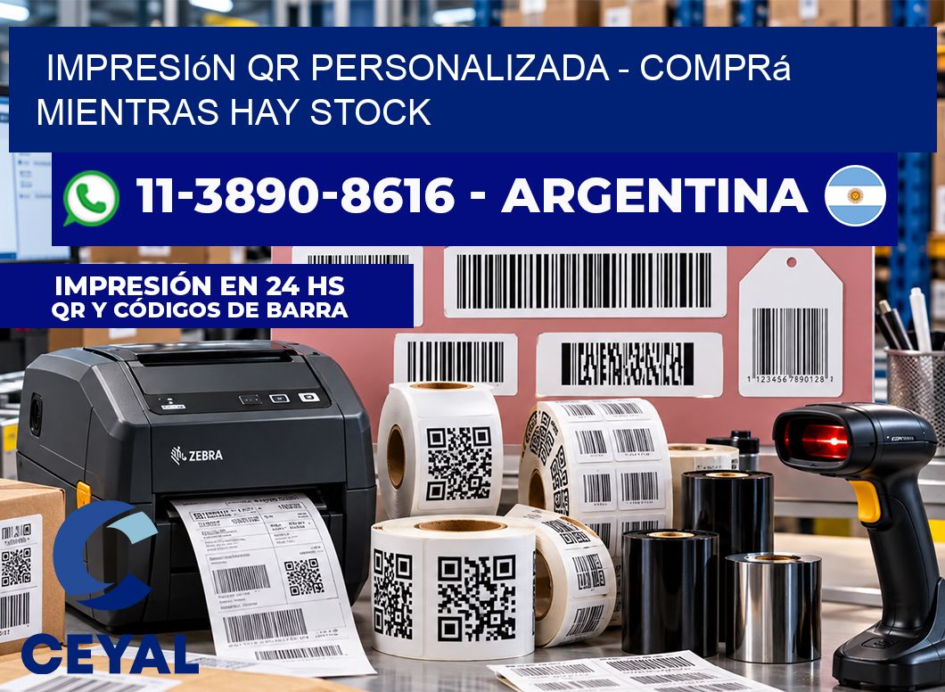 Impresión QR Personalizada - Comprá mientras hay stock