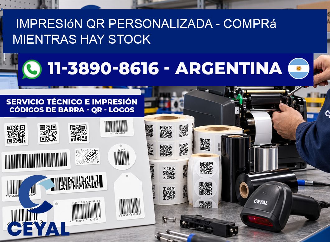 Impresión QR Personalizada - Comprá mientras hay stock