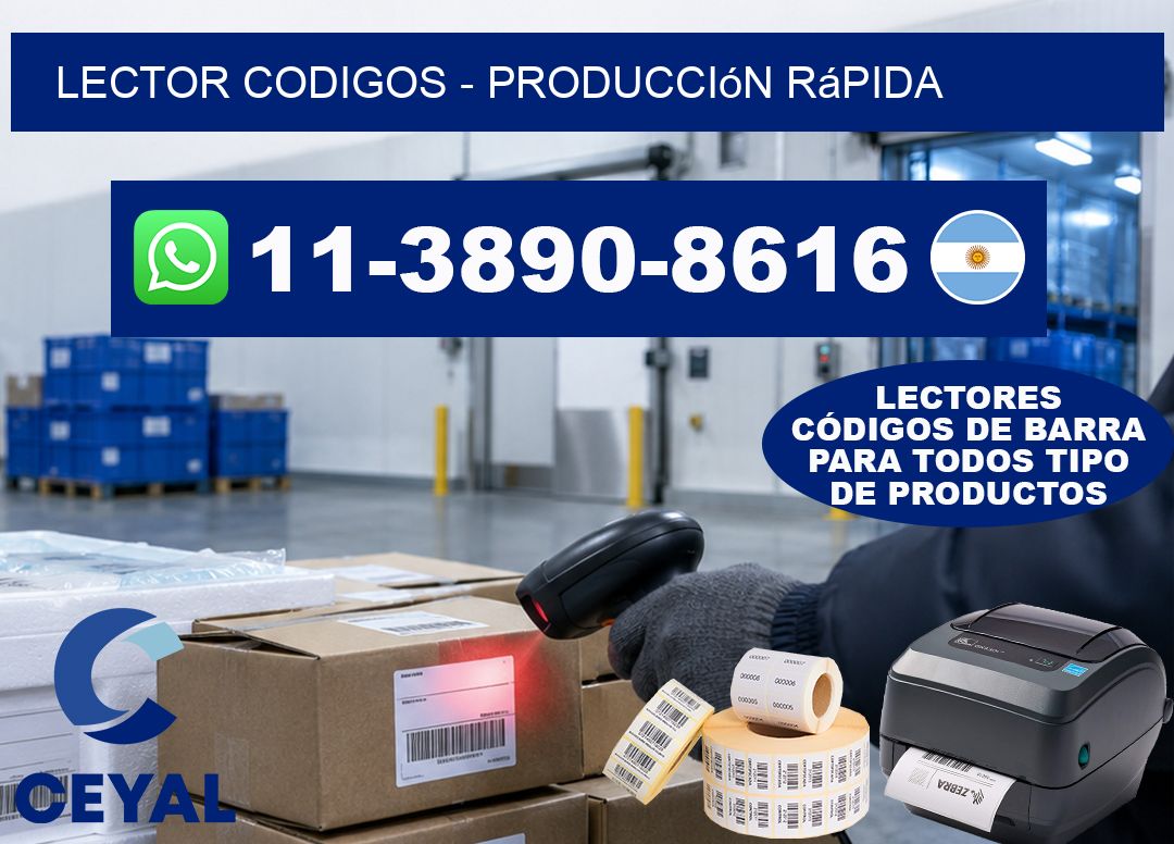 LECTOR CODIGOS – Producción rápida