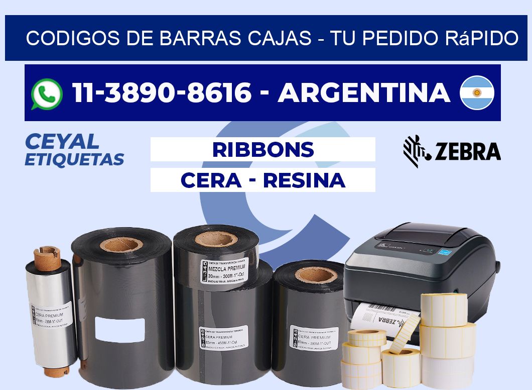 codigos de barras cajas - Tu pedido rápido