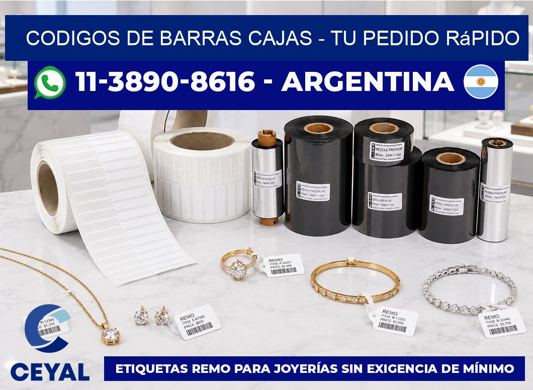 codigos de barras cajas – Tu pedido rápido