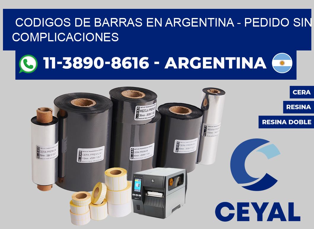 codigos de barras en argentina - Pedido sin complicaciones