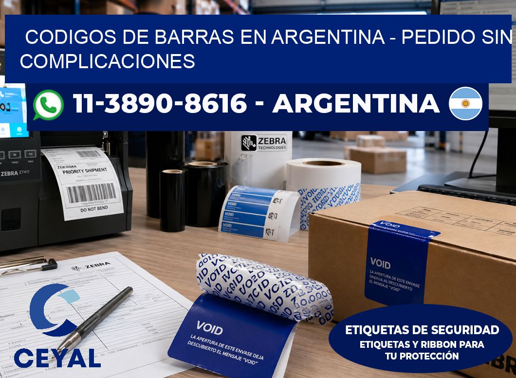 codigos de barras en argentina – Pedido sin complicaciones