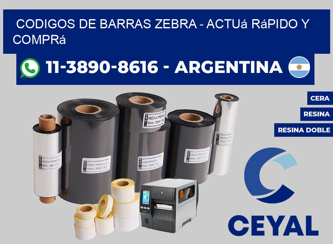 codigos de barras zebra - Actuá rápido y comprá