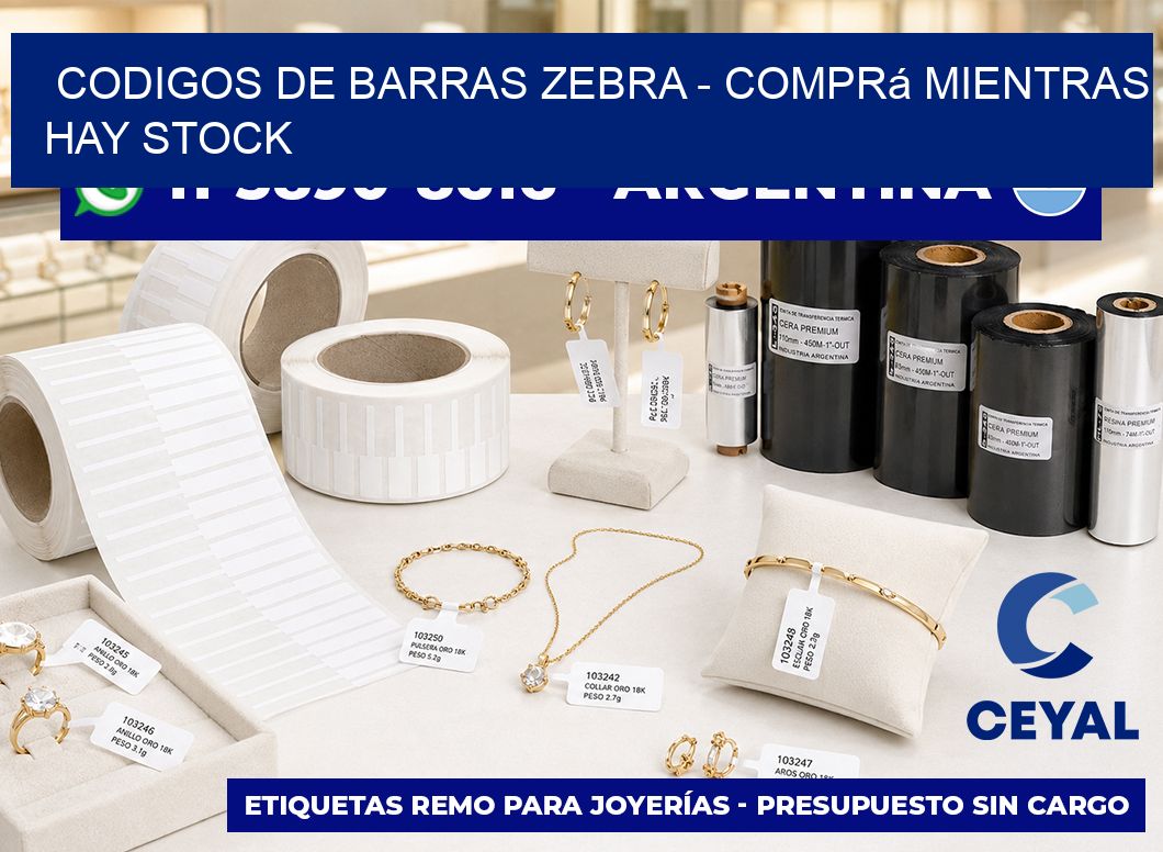 codigos de barras zebra - Comprá mientras hay stock
