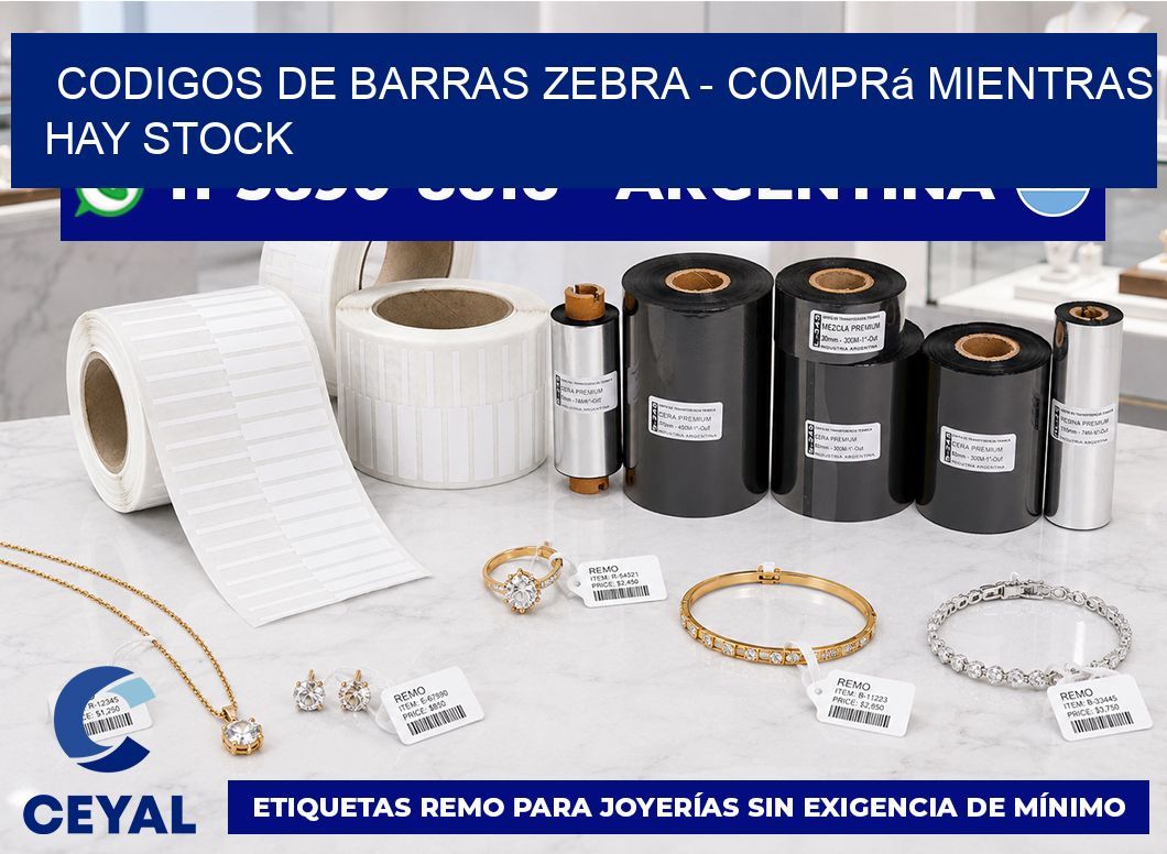 codigos de barras zebra – Comprá mientras hay stock