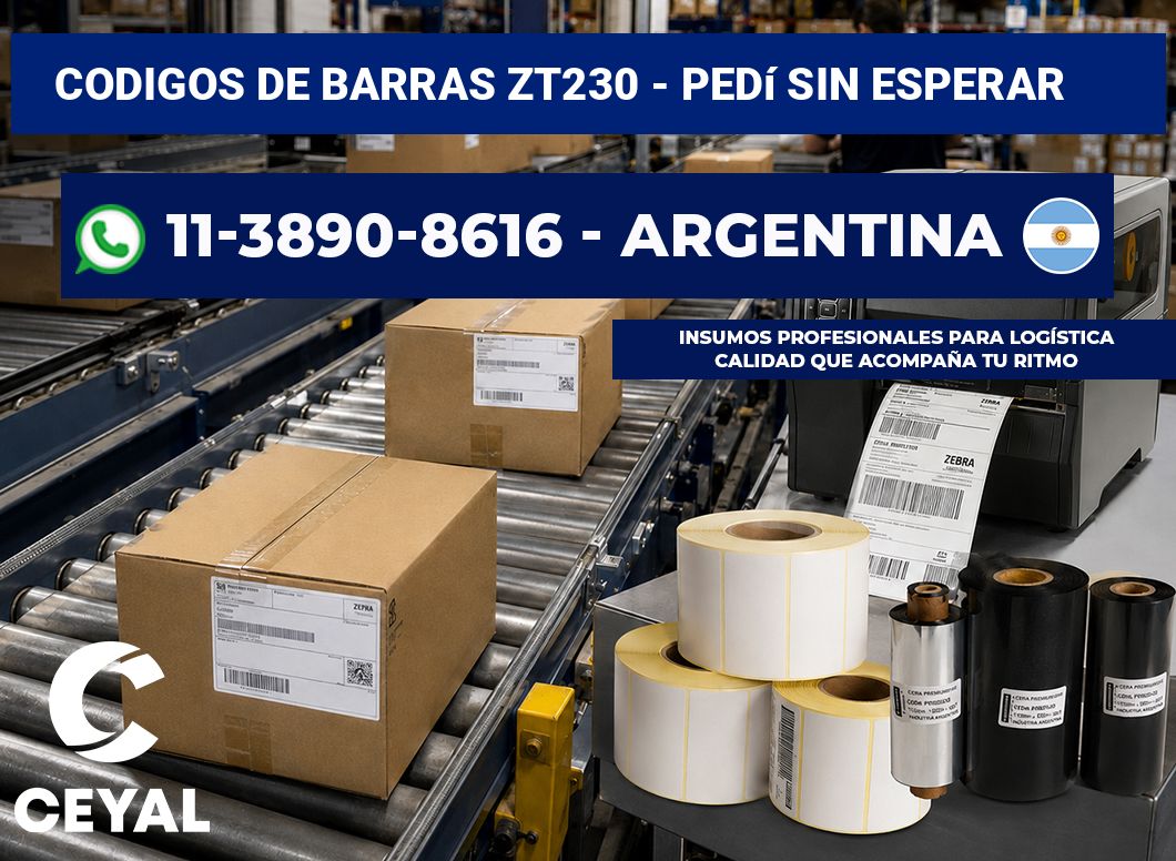 codigos de barras zt230 - Pedí sin esperar