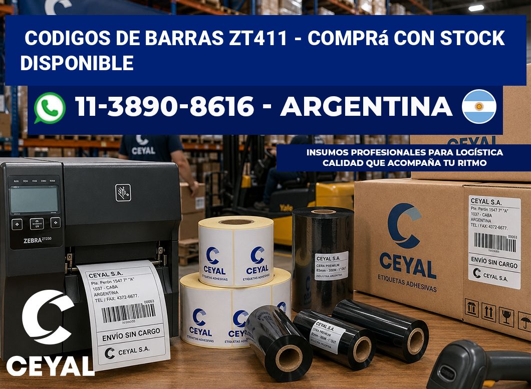 codigos de barras zt411 - Comprá con stock disponible