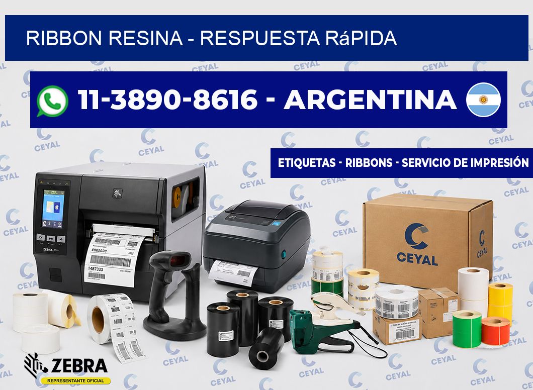 ribbon resina - Respuesta rápida