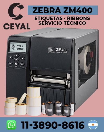 impresora zebra para Industria textil Arg