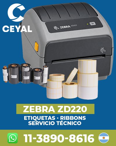 impresora zebra para alimentos Arg